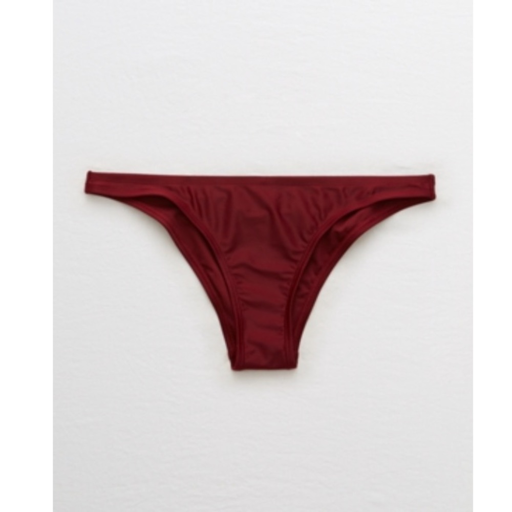 Aerie Cheeky Bikini Bottoms. Color Rose. Size M.